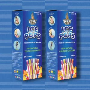 All Flavor Box of Skippi Natural Ice Pops, Set of 2 Packs of 12 Ice Pops