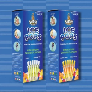 Lemon, Mango Twist Combo Flavor Skippi Natural Ice Pop, Set Of 2 flavors of 12 Pack Ice Pops