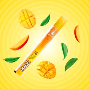 Mango Twist Flavor Skippi Natural Ice Pop, Pack of 12 Ice Pops